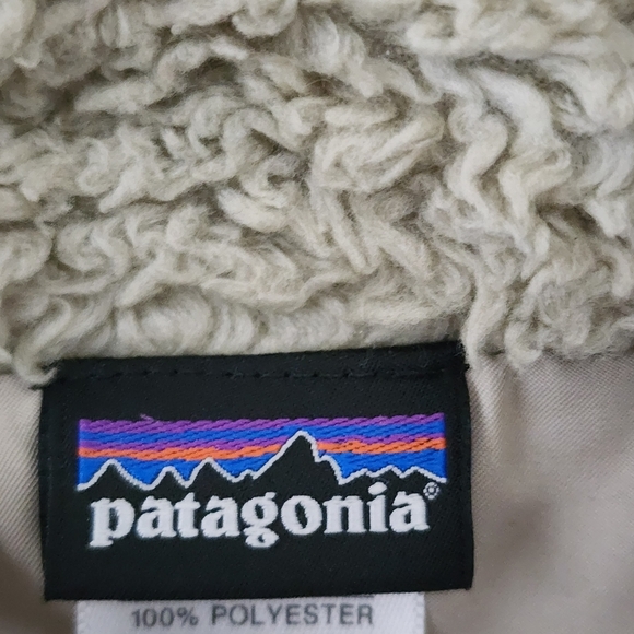 Patagonia Los Gatos Khacki Beige Full Zip Fleece Vest Size Small - Picture 5 of 7